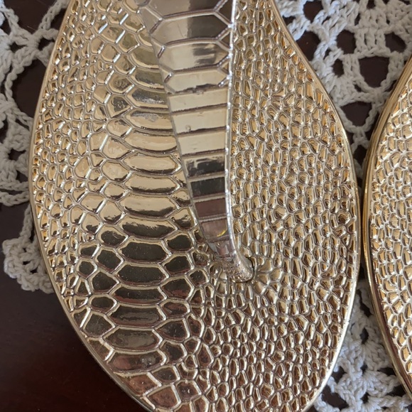 Rampage Reptile Gold Sandal Size 7 NWT - Picture 6 of 6